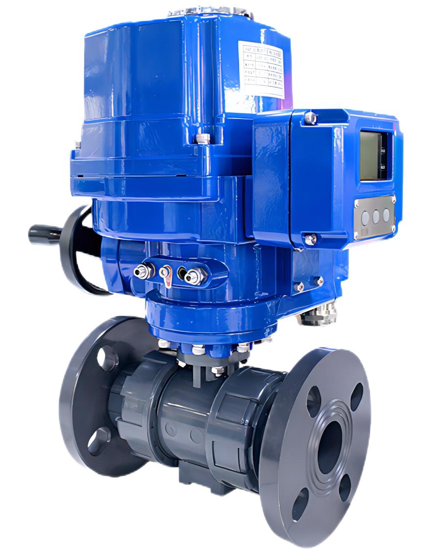 Flanged double ring ball valve