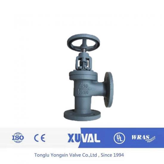 angle globe valve