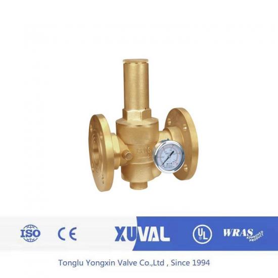 Brass pressure reducing valve