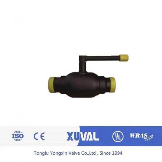 Full diameter welded ball valve