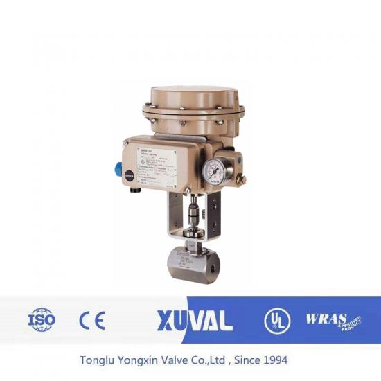 Small flow regulating valve