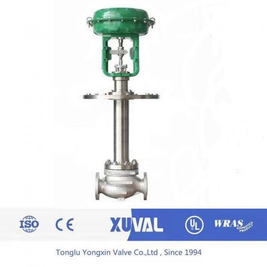 Stainless steel pneumatic diaphragm low temperature control valve