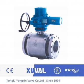 Electric metal sealed fixed ball valve