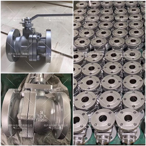 PO_XU270, 610nos 2 pieces flange ball valve be ready！